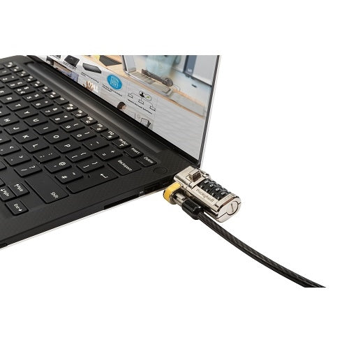 ClickSafe Combination Lock for All Dell security slots