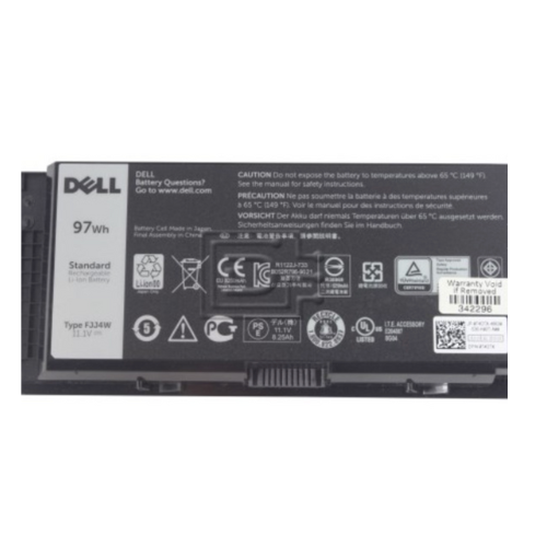 97Whr 9 Cell Battery for Dell Prec M4600, M4700,M6600