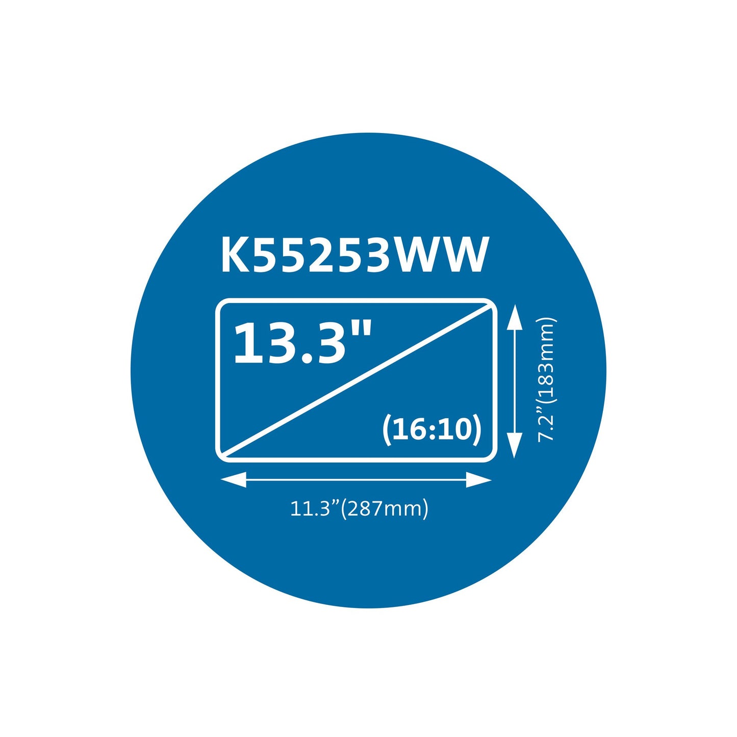 Kensington MagPro™ Magnetic Privacy 13.3" Laptop - 16:10