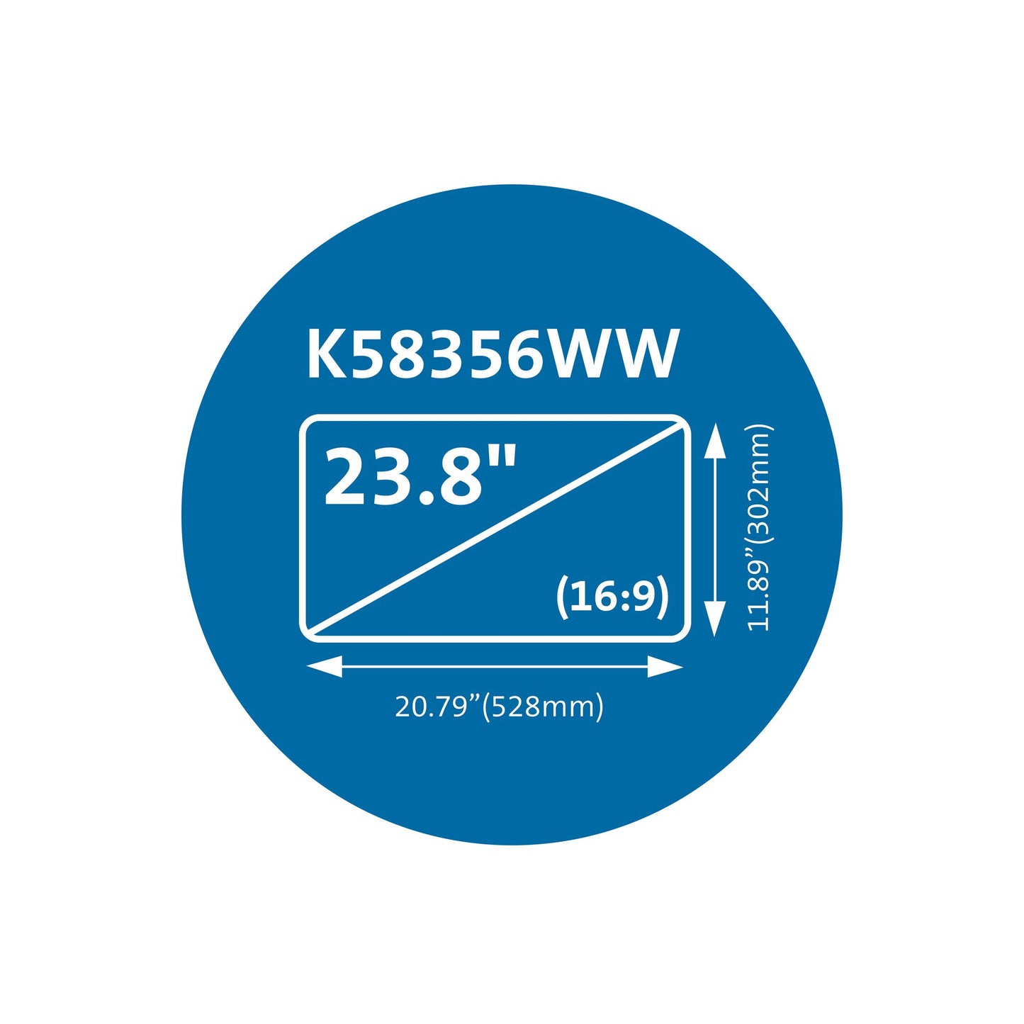 Kensington MagPro™ Magnetic Privacy 23.8" Monitors