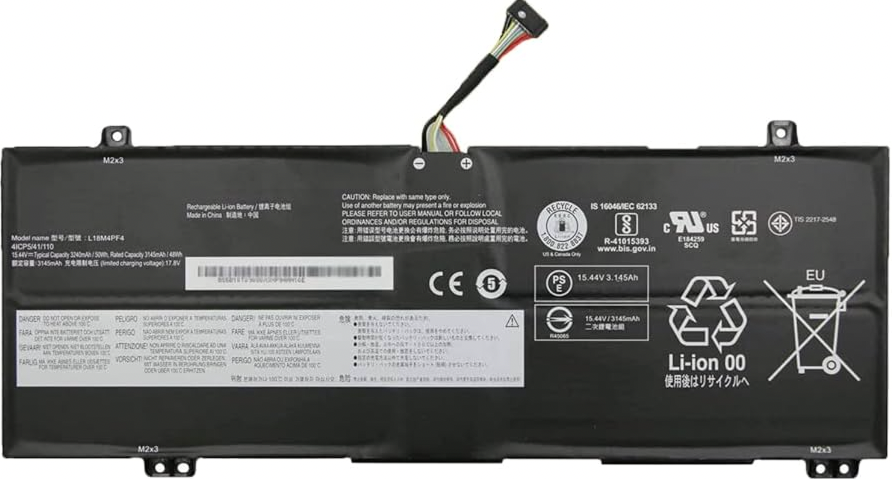 Lenovo Compatible L18M4PF3-68-4S1P - 15.4V 3200mAh