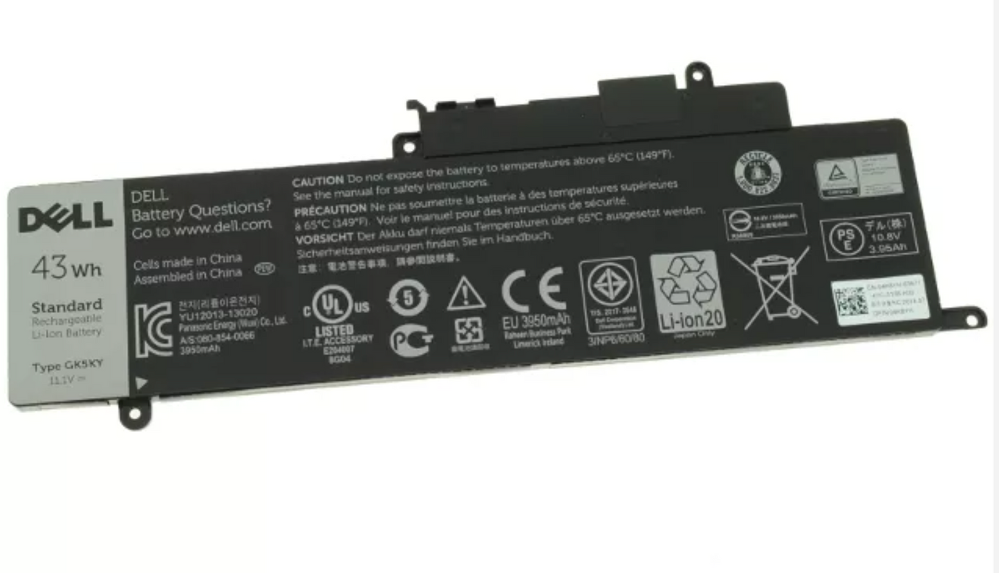 43Whr 3 Cell Battery for Dell Insp3147,3152,7359,7558 - TechExpress
