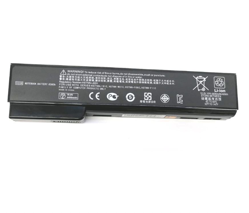 HP Compatible 6360B-4-3S2P - 10.8V 4400mAh Black