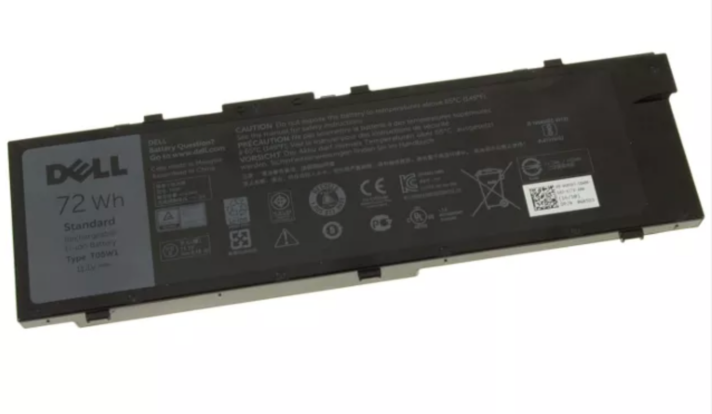 72WHhr 6 Cell Battery for Dell-Precision 7510,7520,7710 - TechExpress
