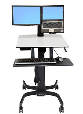 WorkFit-C, Dual Sit-Stand Workstation - TechExpress