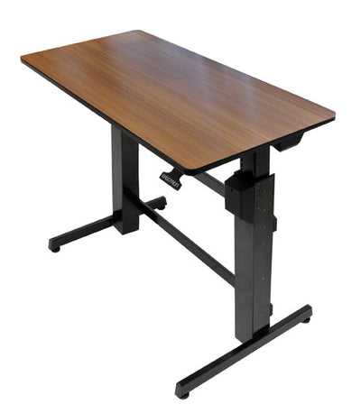 WorkFit-D, Melamine Walnut Wood Grain - TechExpress
