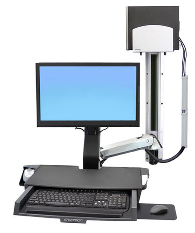 StyleView® Sit-Stand Combo System with Worksurface - TechExpress