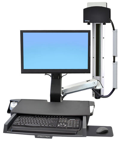 StyleView® Sit-Stand Combo System with Worksurface - TechExpress