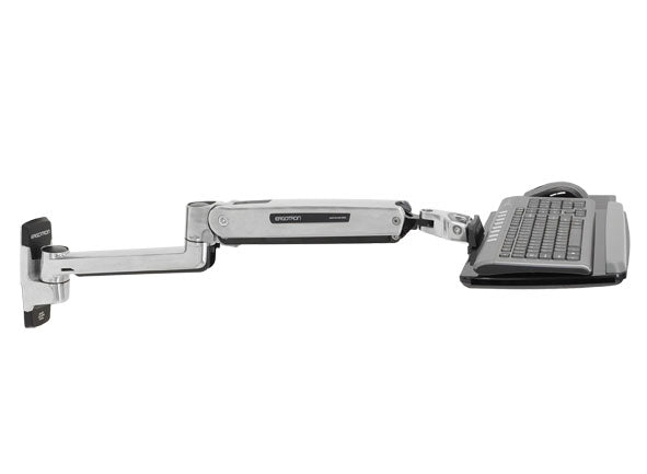 LX Sit-Stand Keyboard Arm, POLISHED - TechExpress