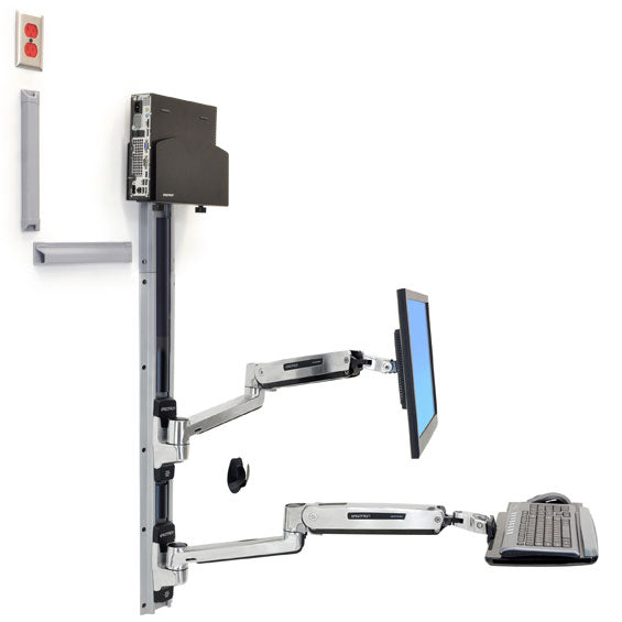 LX Sit-Stand Wall Mount System - TechExpress
