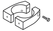 Pole Mounting Bracket (1) For Mobile Work Stand - TechExpress