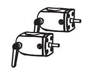 DS100 Outboard Pole Clamps - TechExpress
