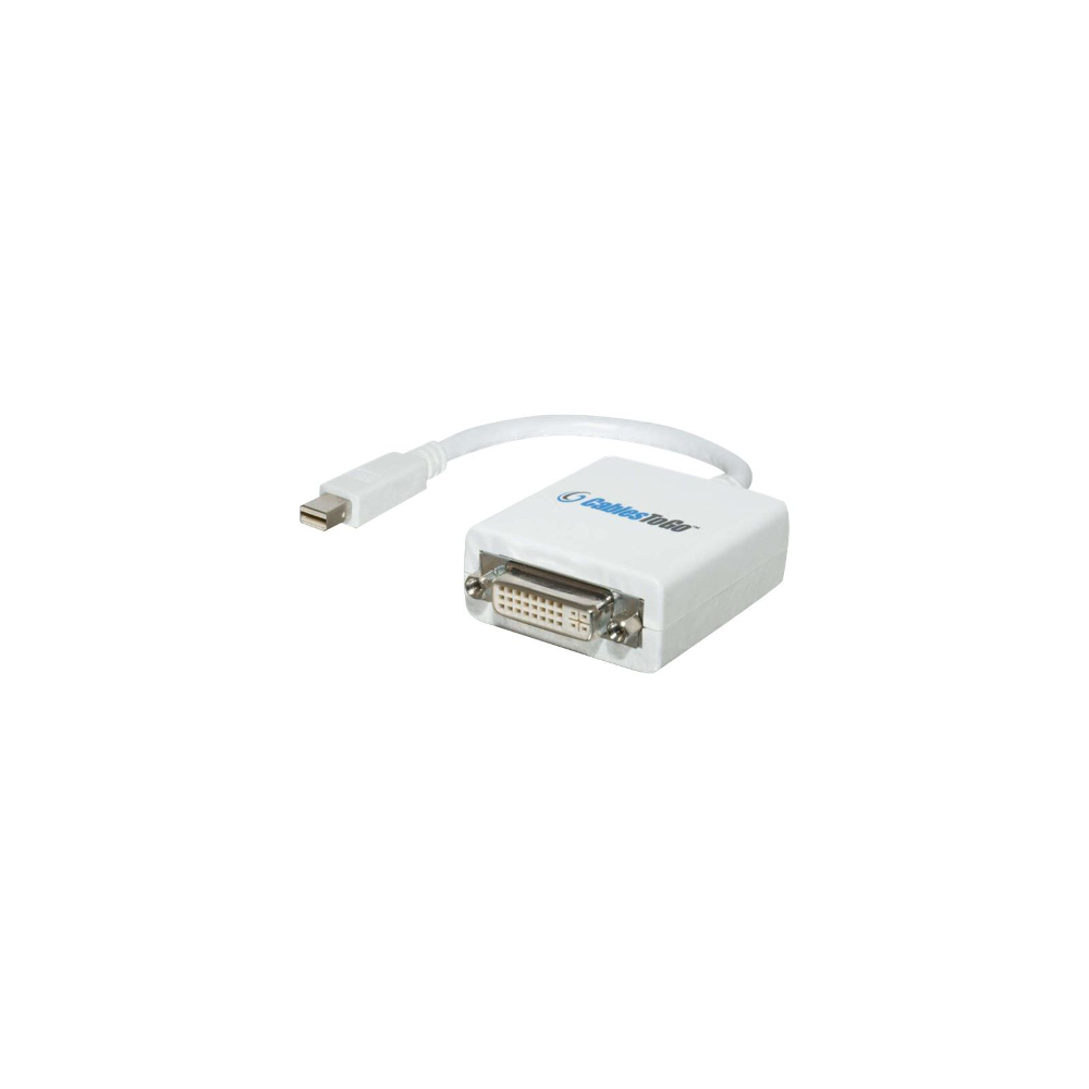 Mini DisplayPort M to DVI F Dongle - TechExpress