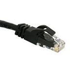 15m Cat6 Booted Unshielded (UTP) Network Patch Cable - Black - TechExpress