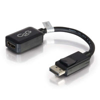20cm DisplayPort Male to HDMI Female Adapter Converter - Black - TechExpress