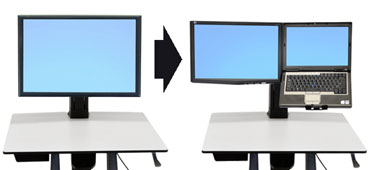 WorkFit Convert-to-LCD & Laptop Kit from Single HD - TechExpress