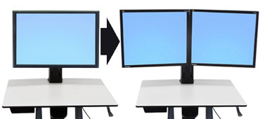 WorkFit Conversion Kit: Single HD to Dual - TechExpress