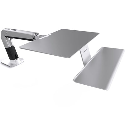 Apple Compatible Ergotron WorkFit-A Sit-Stand Workstation, Silver - TechExpress 
