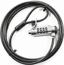 Dell 1.8m Black,Stainless steel cable lock - TechExpress