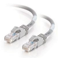 2m Cat6 Booted Unshielded (UTP) Network Patch Cable - Grey - TechExpress