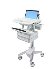 StyleView® Laptop Cart, 6 Drawers - TechExpress