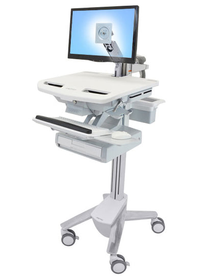 StyleView® Cart with LCD Arm, 1 Drawer - TechExpress
