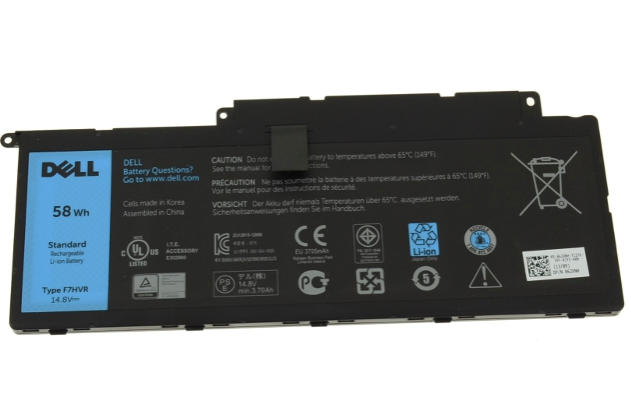 Dell OEM Original Inspiron 15 (7537) / 17 (7737 / 7746) 58Wh 4-cell Laptop Battery - F7HVR - TechExpress 