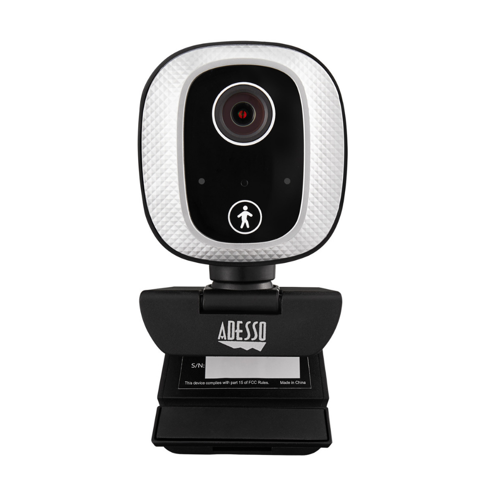 CyberTrack M1 - 1080P HD H.264 Fixed Focus USB Webcam with 305° Motion Tracking, Built-in Microphone, and Tripod Mount