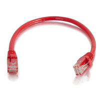 5m Cat6 Booted Unshielded (UTP) Network Patch Cable - Red - TechExpress