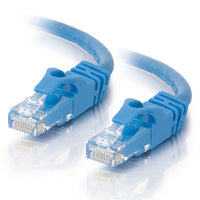 10m Cat6 Booted Unshielded (UTP) Network Patch Cable - Blue - TechExpress