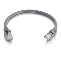 1m Cat6 Booted Unshielded (UTP) Network Patch Cable - Grey - TechExpress