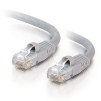 15m Cat5e Booted Unshielded (UTP) Network Patch Cable - Grey - TechExpress 