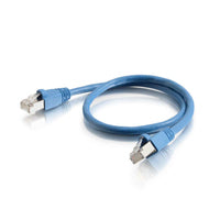 3m Cat6a Booted Shielded (SSTP) Network Patch Cable - Blue - TechExpress