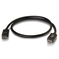 2m DisplayPort Male to HD Male Adapter Cable - Black - TechExpress