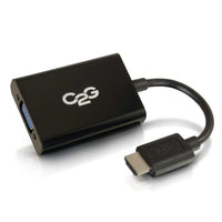 HDMI® Male to VGA and Stereo Audio Female Adapter Converter Dongle - TechExpress
