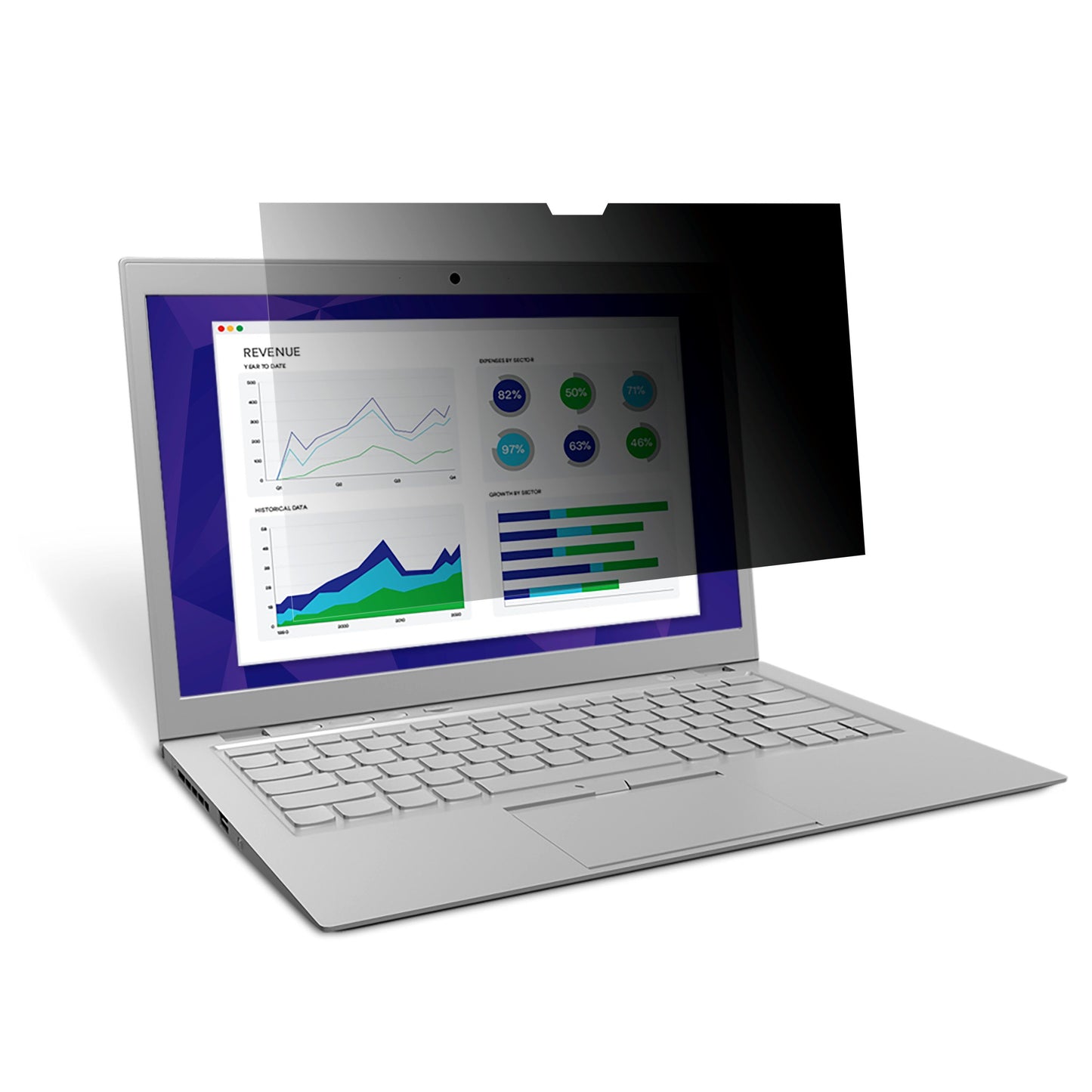 3M™ Privacy Filter for Edge-to-Edge 15.6" Full Screen Laptop with COMPLY™ Attachment System (PF156W9E) - TechExpress