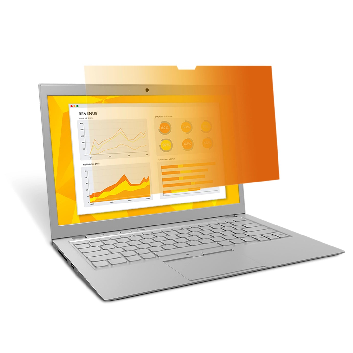 3M™ Gold Privacy Filter for 12.5" Laptop with COMPLY™ Attachment System (GF125W9B) - TechExpress