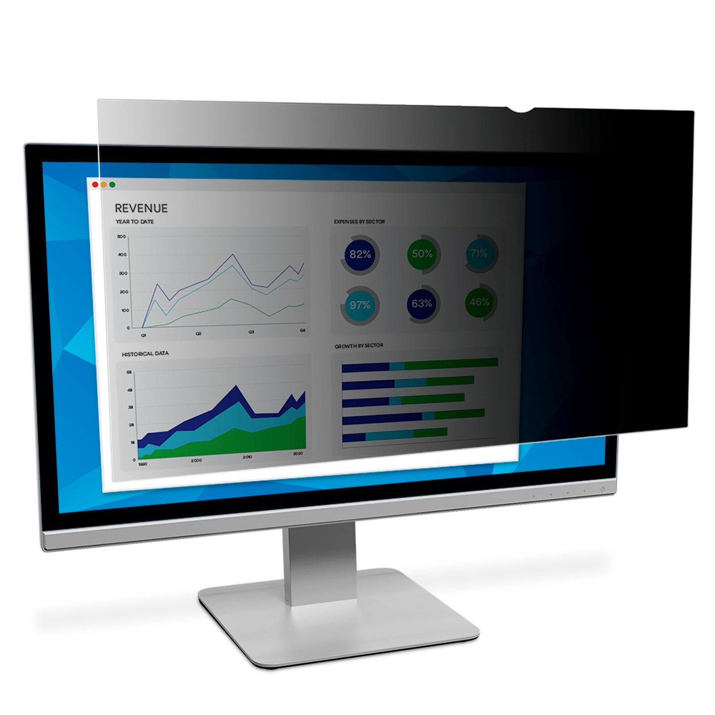 3M™ Privacy Filter for 23.6" Widescreen Monitor (PF236W9B) - TechExpress 