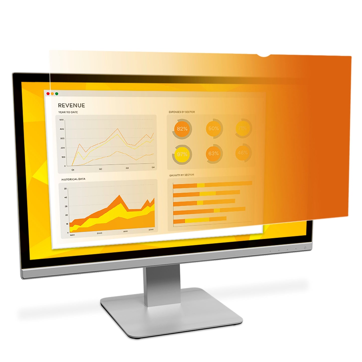 3M™ Gold Privacy Filter for 23.6" Widescreen Monitor (GF236W9B) - TechExpress