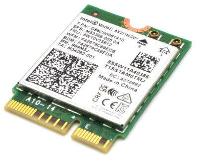 G83J7 Dell G83J7 Intel AX211NGW Wireless Card - 2nd Gen Wi-Fi 6E - 2.4 Gbps - Bluetooth 5.3 - M.2 2230