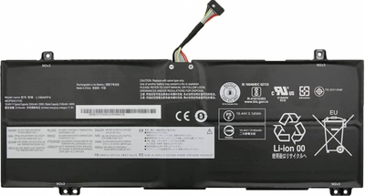 Lenovo Compatible L18M4PF3-68-4S1P - 15.4V 3200mAh