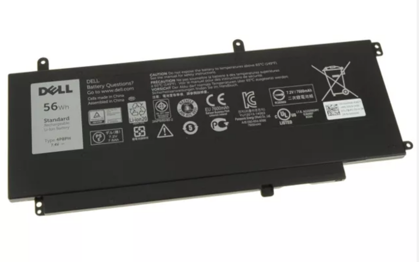 Dell 43Whr 4 Cell Battery - Inspiron 7547,7548, Vostro 5459 - TechExpress 