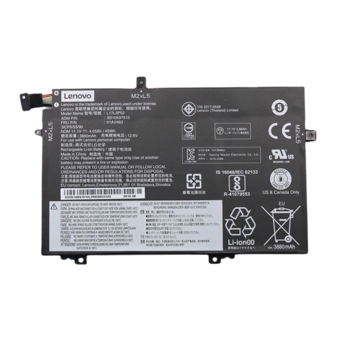 BTI 45Wh 3 Cell Lenovo Battery-ThinkpadL480,L490,L580,Ll590