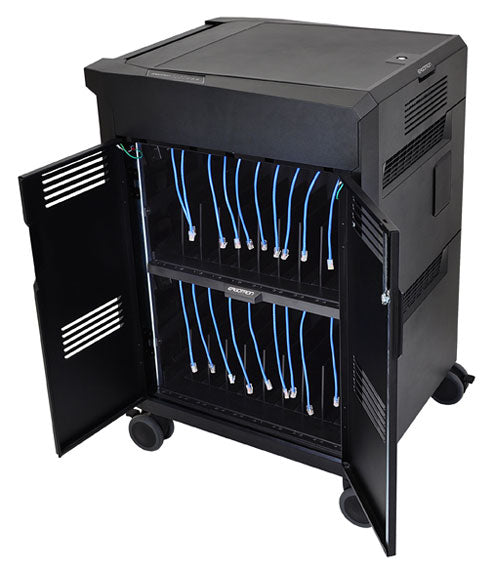 PS Laptop Management Cart, Europe - TechExpress 