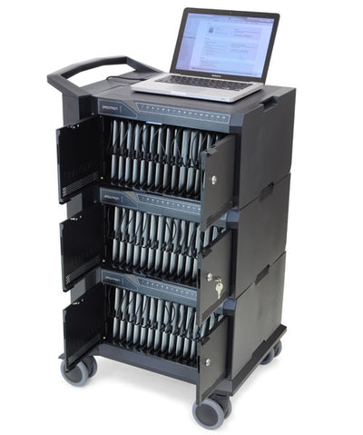 Tablet Management Cart 48, with ISI EU - TechExpress 