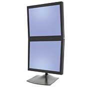 DS100 Dual-Monitor Desk Stand, Vertical - TechExpress 