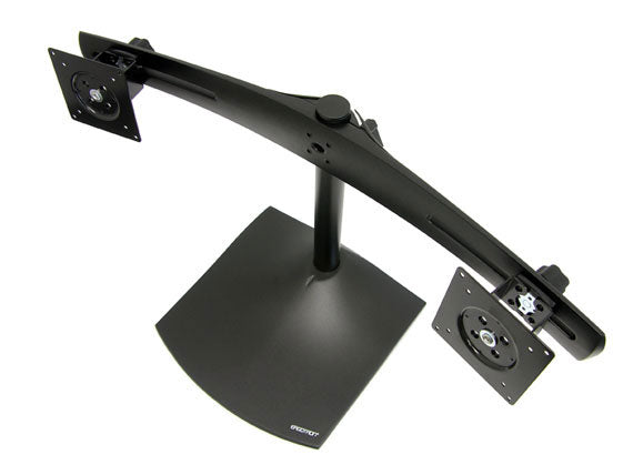 DS100 Dual-Monitor Desk Stand, Horizontal - TechExpress 