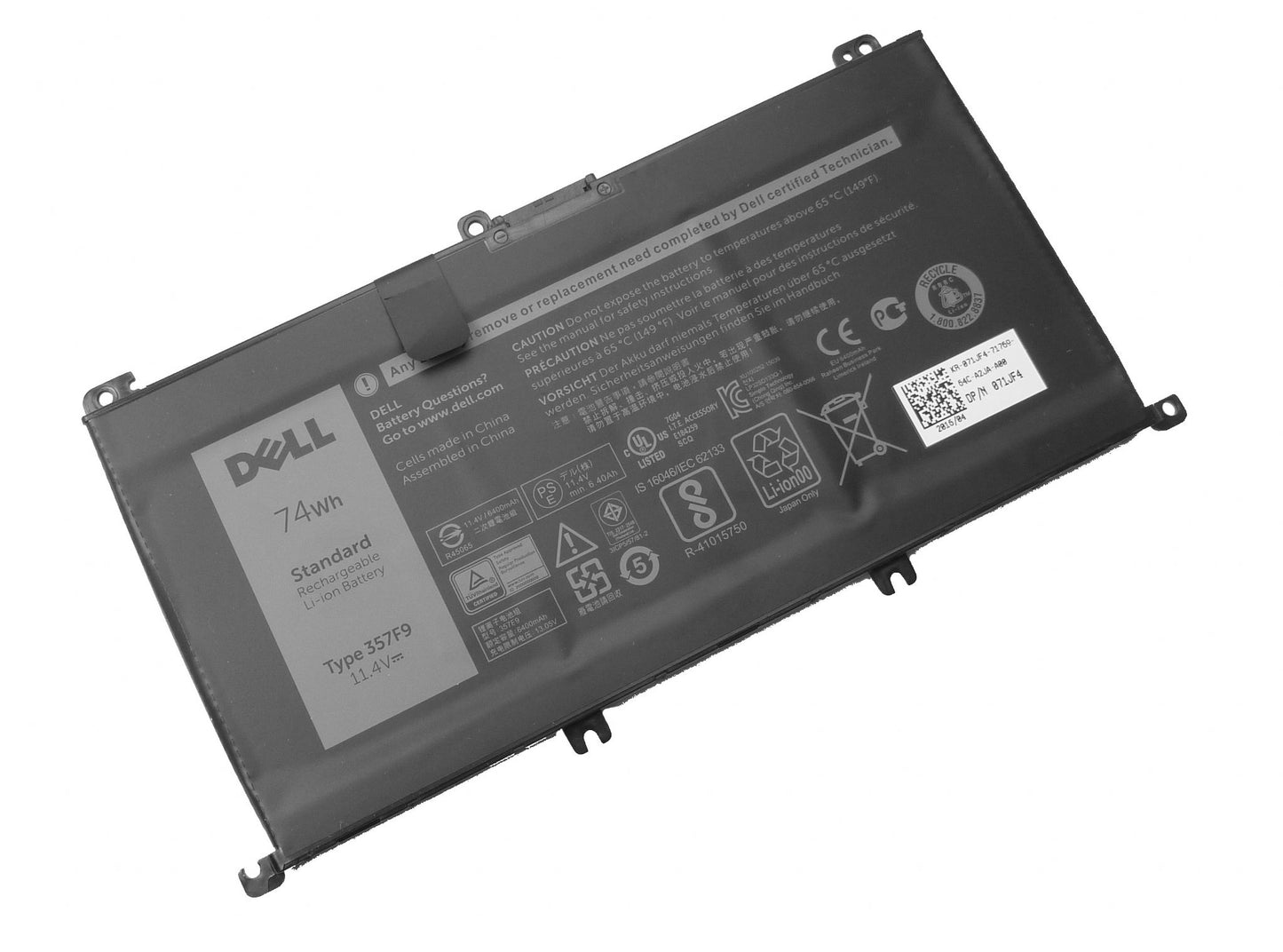 DELL 71JF4 notebook spare part Battery - TechExpress 
