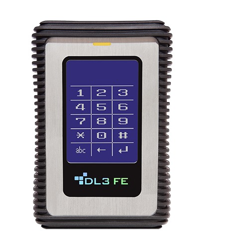 DataLocker DL3 FE Encrypted External Hard Drive 512GB SSD FIPS - 2 Factor Auth RFID