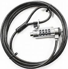 Dell 1.8m Black,Stainless steel cable lock - TechExpress 